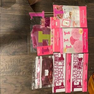 NWT First birthday Decorations ons